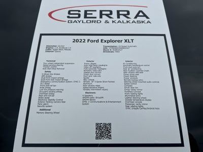 2022 Ford Explorer XLT