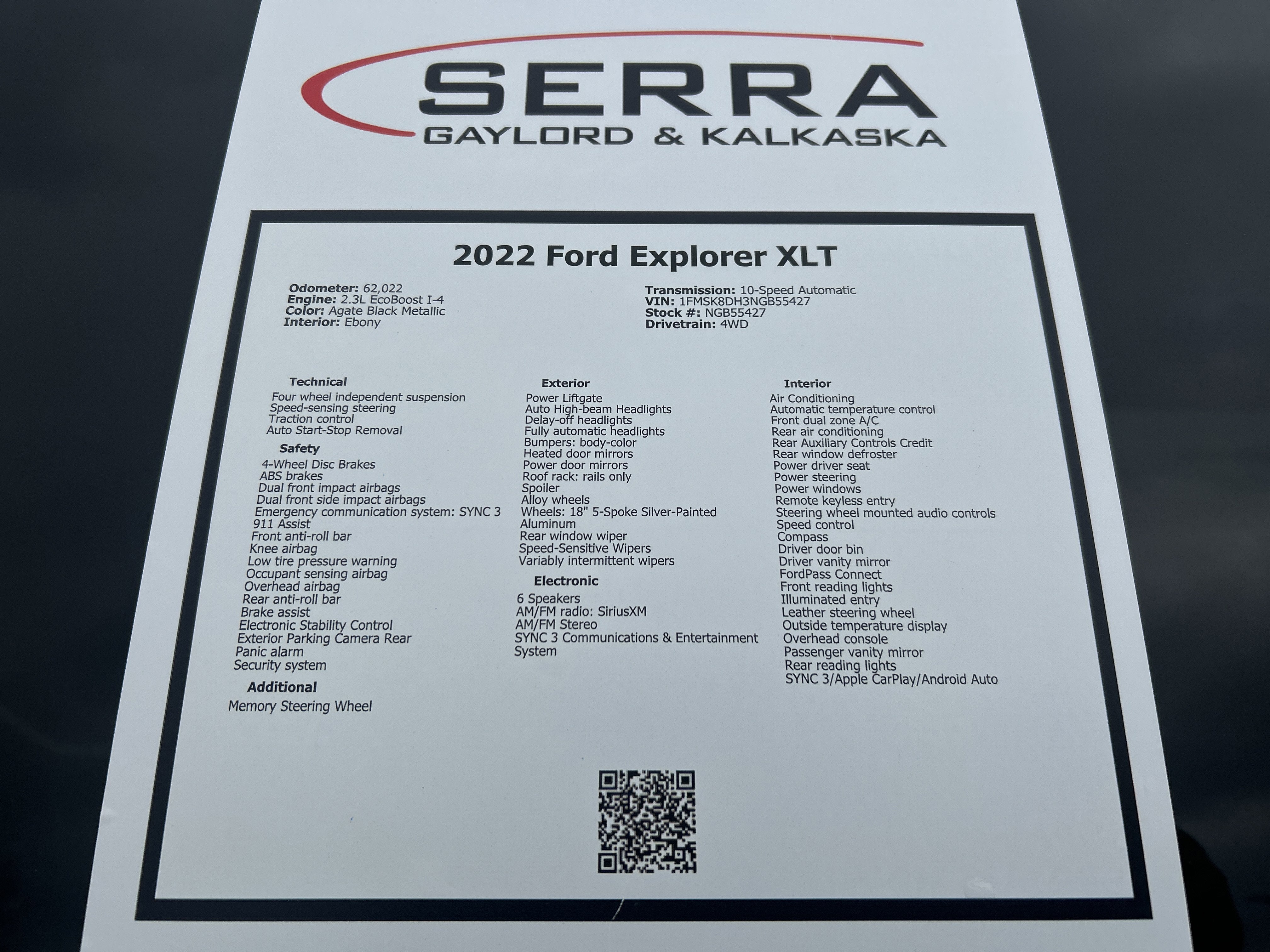 2022 Ford Explorer XLT