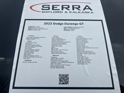 2023 Dodge Durango GT AWD