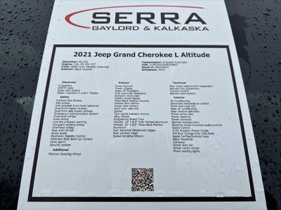 2021 Jeep Grand Cherokee L Altitude 4x4