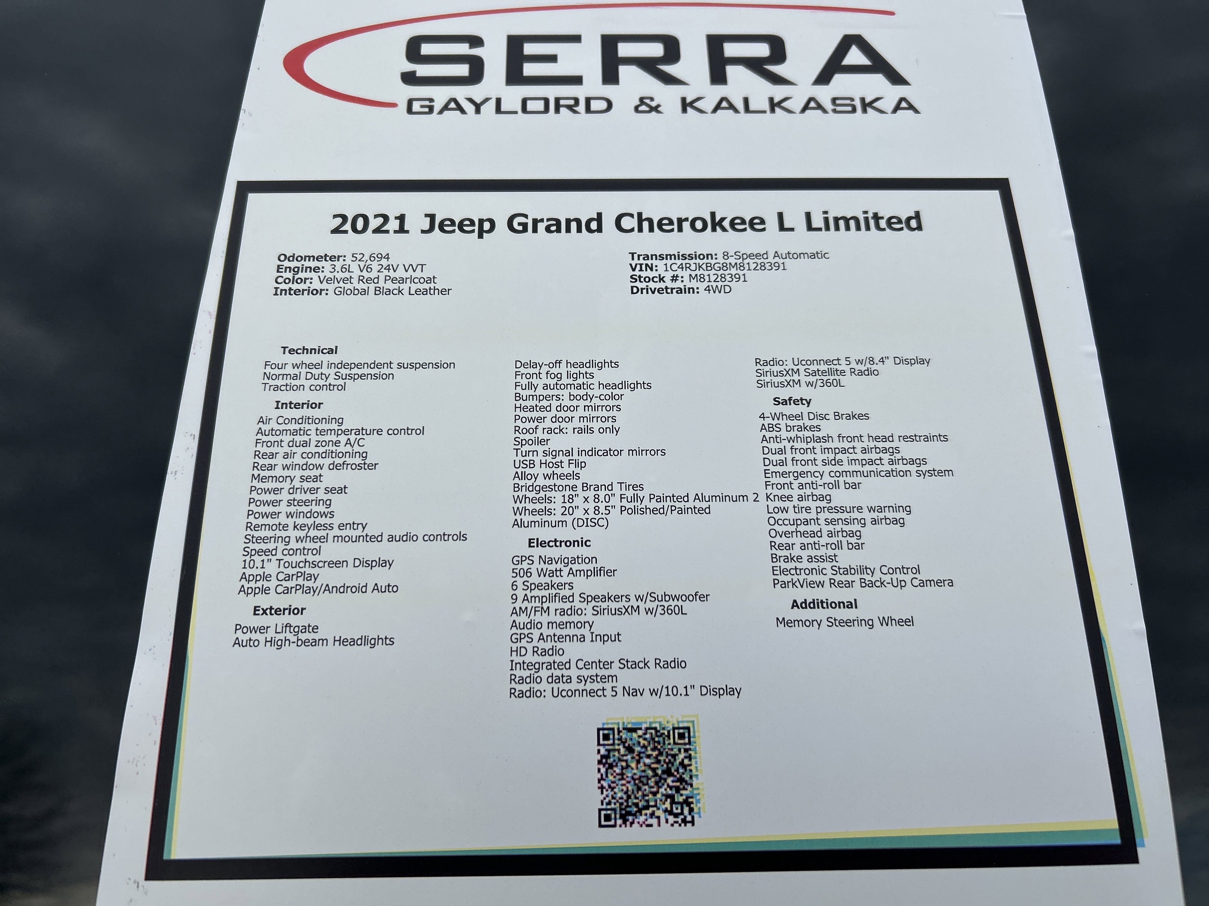 2021 Jeep Grand Cherokee L Limited