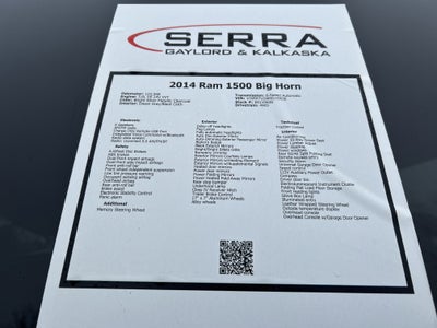 2014 RAM 1500 Big Horn