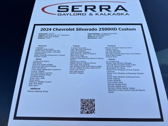 2024 Chevrolet Silverado 2500HD Custom