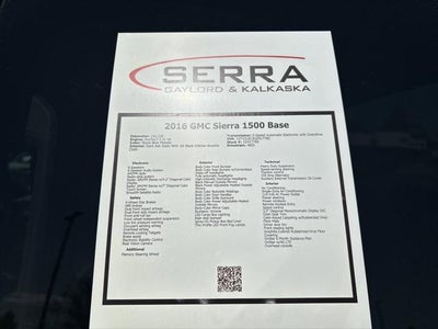 2016 GMC Sierra 1500 4WD Double Cab 143.5'