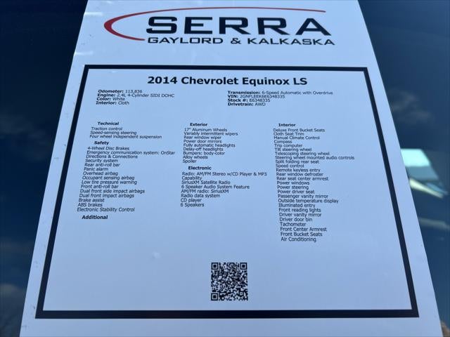 2014 Chevrolet Equinox LS