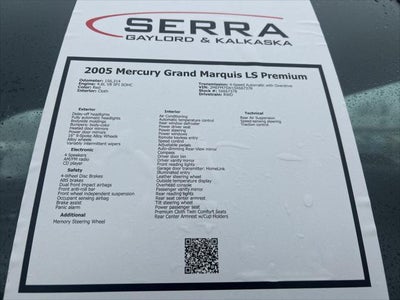 2005 Mercury Grand Marquis LS