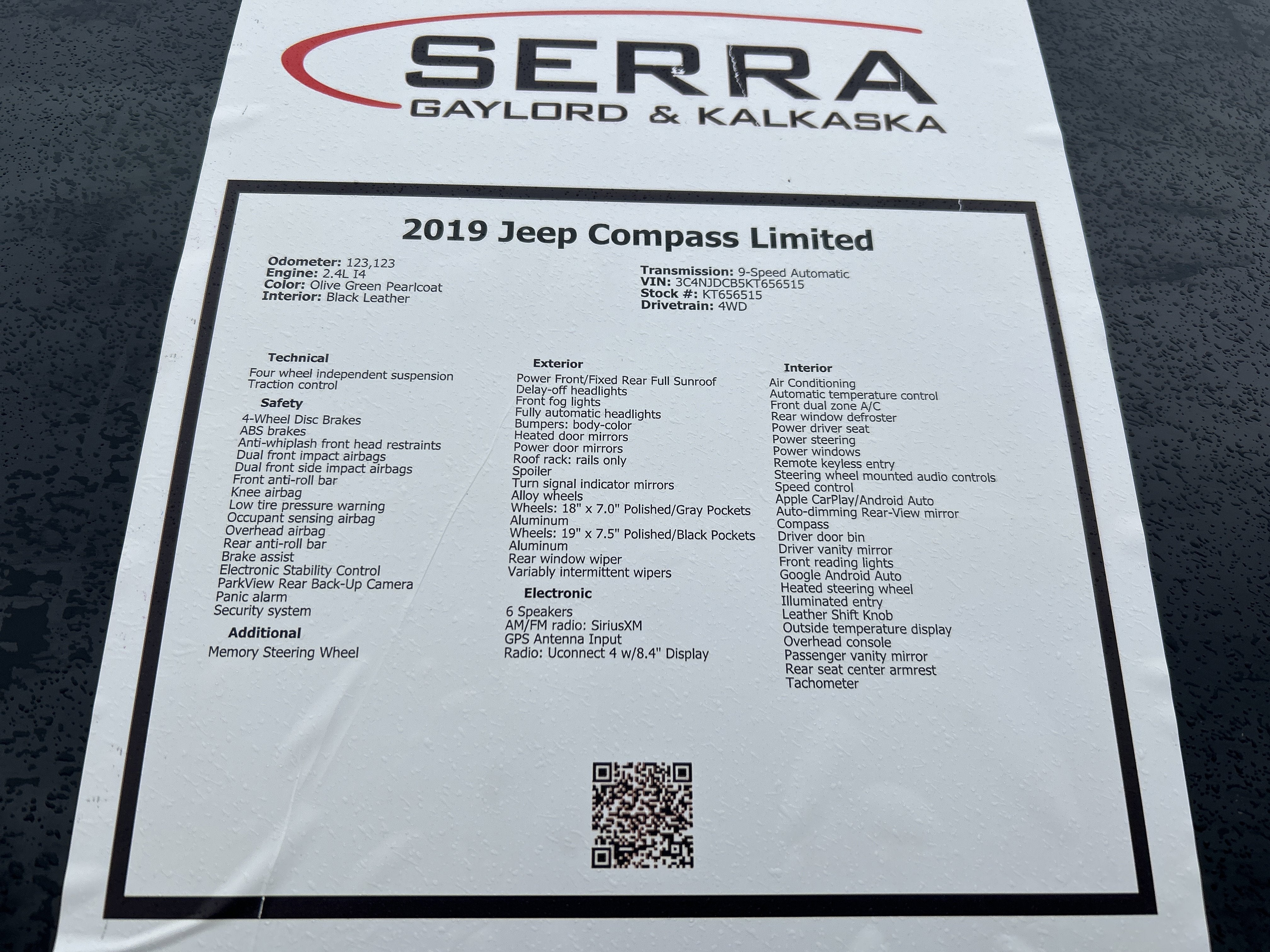 2019 Jeep Compass Limited 4x4
