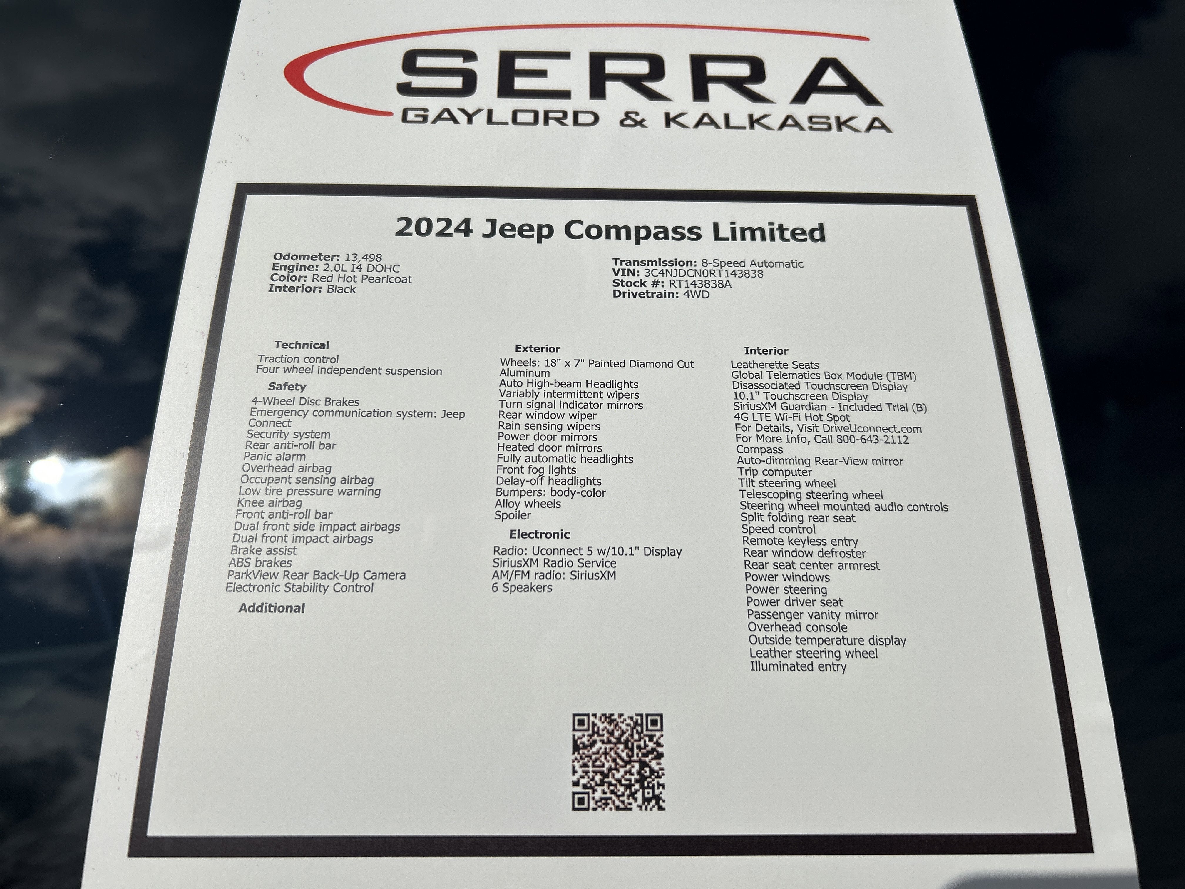 2024 Jeep Compass Limited 4x4