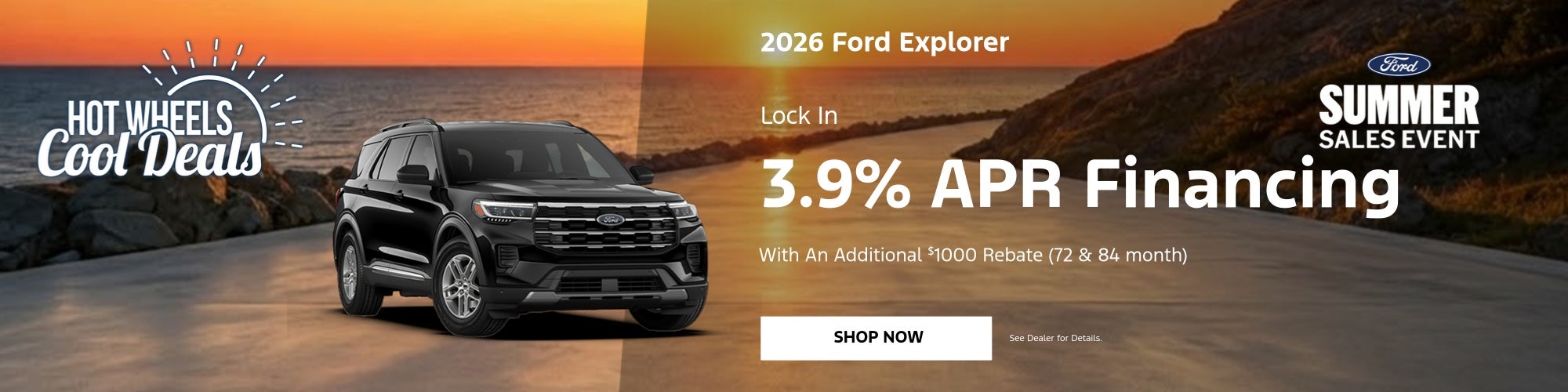 August 2026 Specials - Explorer